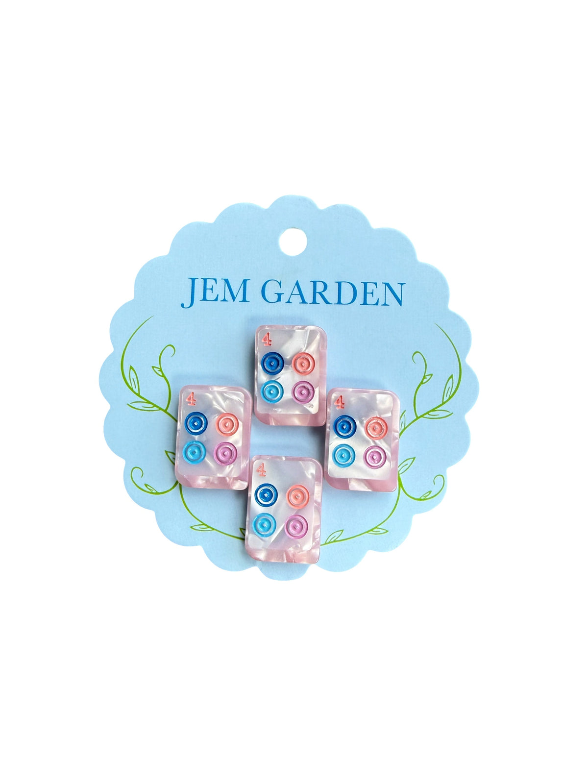 For the Love of Mahj (Set of 4)